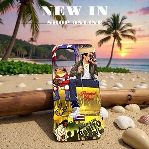 2 in 1 Personalized Bad Bunny and Concho Phone Case